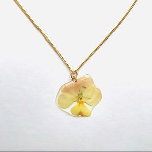 Mini Pansy Necklace